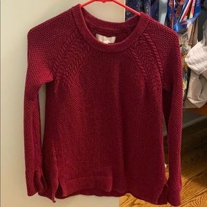 Loft cozy red sweater